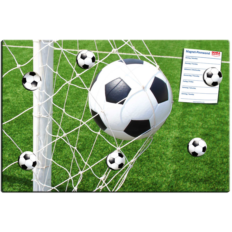 Magnetic pinboard Soccer Goal 40x30 cm incl. 4 magnets