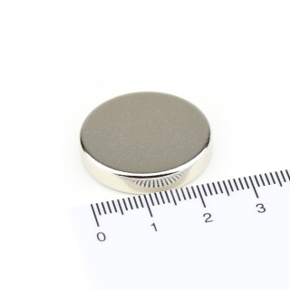 Neodymium Magnets Ø25x5 mm NdFeB N45