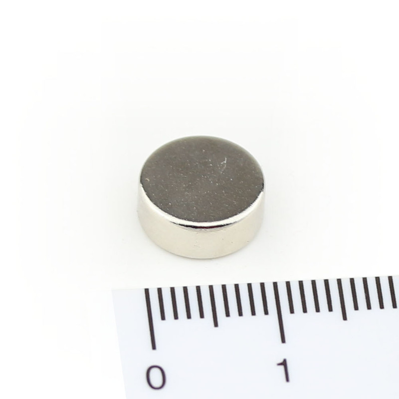 4x2 mm Grade N45 vernickelt Neodym Scheibenmagnet