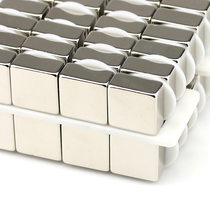 10 Neodym Quadermagnete selbstklebend 20 x 10 x 1,0 mm N45 Klebemagnet Quader 