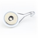 Magnetic hooks Ø36 mm swiveling Holding foce ab. 35 kg - White