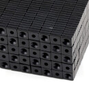 Neodymium magnets 10x10x3 with counterbore North 3,5 mm black Epoxy - 900 g