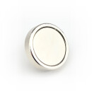 Carbine magnet with Ø36 mm Holding force ab. 40 kg Stainless Steel Bare Large