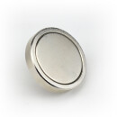 Karabinermagnet Ø42 mm Haftkraft ca. 54 kg Aluminium Blank