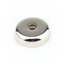 Neodymium flat pot magnets Ø 20 x 6 mm, with counterbore - 8 kg / 80 N