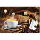 Magnetic pinboard Coffee Pot 60x40 cm incl. 6 magnets