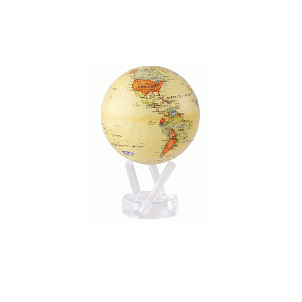 MOVA Globe Magic Floater Antikes Design - geruschlos selbstrotierender Globus 6
