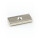 Neodymium flat pot magnets rectangular 30 x 13,5 x 5 mm with counterbore