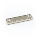 Neodymium flat pot magnets rectangular 50 x 13,5 x 5 mm...