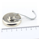 Magnetic hooks Ø42 mm swiveling Holding foce ab....