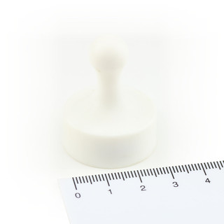 Neodym Kegelmagnete groß Ø29x38 mm - Weiß