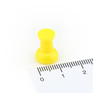 Neodymium Pin Magnet Ø10x14 mm - Yellow