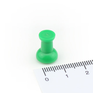 Neodymium Pin Magnet Ø10x14 mm - Green