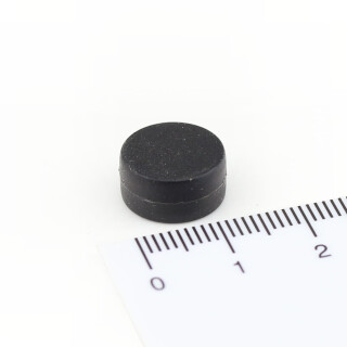 Neodym Memomagnet Ø12x6 mm - Schwarz