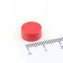 Neodymium Memo Magnet Ø12x6 mm - Red