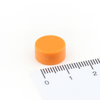 Neodymium Memo Magnet Ø12x6 mm - Orange