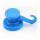 Hakenmagnet gummiert mit Neodym drehbar Ø53 mm - Blau - hält ca. 12 kg