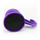 Hook magnet rubbered with neodymium swiveling Ø53 mm - Purple
