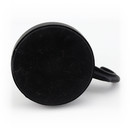 Hook magnet rubbered with neodymium swiveling Ø68 mm - Black