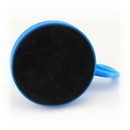 Hakenmagnet gummiert mit Neodym drehbar Ø68 mm - Blau