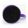 Hook magnet rubbered with neodymium swiveling Ø68 mm - Purple - holds approx. 18 kg
