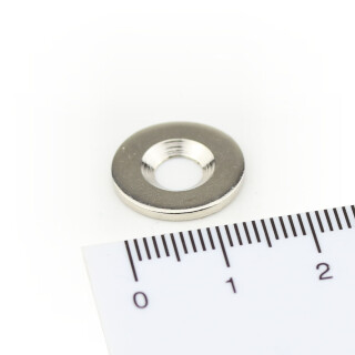 Metal plate for Screwing Ø15x1,5 mm