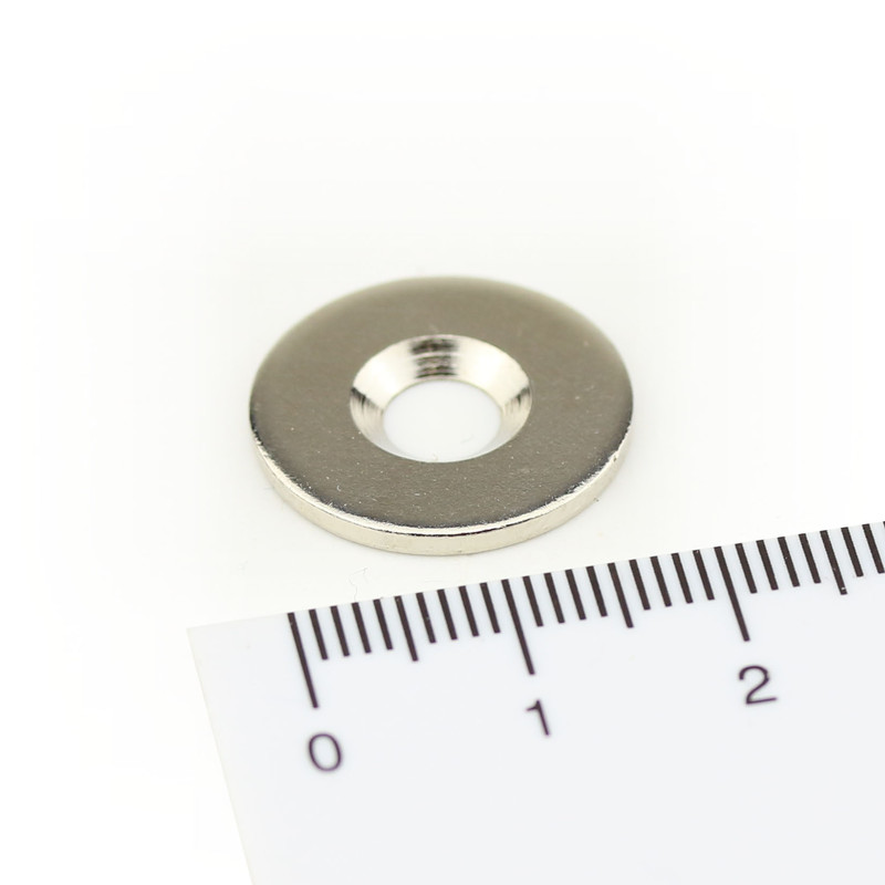 Metal plate for Screwing Ø18x1,5 mm