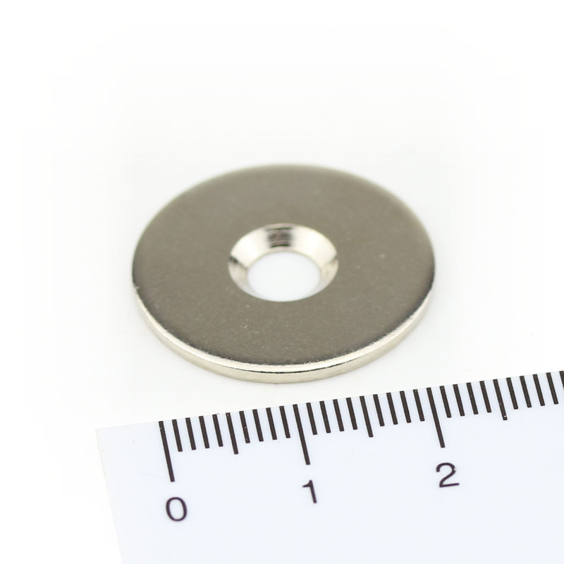 Metallscheibe zum Anschrauben Ø23x1,5 mm