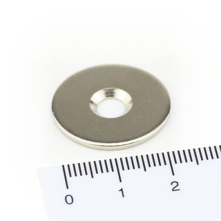 Metal plate for Screwing Ø23x1,5 mm