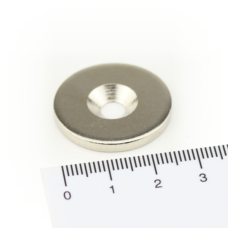 Metal plate for Screwing Ø27x3 mm