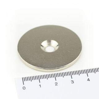 Metal plate for Screwing Ø42x3 mm