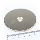 Metal plate for Screwing Ø62x3 mm
