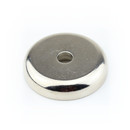 Neodymium flat pot magnets Ø36x8 mm, with bore - 32 kg / 320 N