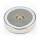 Neodymium flat pot magnets Ø75x18 mm, with bore - 145 kg / 1450 N