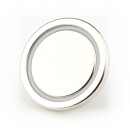 Neodymium flat pot magnets 36x8 mm, with threaded neck - 41 kg / 410 N