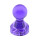 Neodymium Pinboard Magnets transparent Ø11x17 mm - Purple