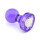 Neodymium Pinboard Magnets transparent Ø11x17 mm - Purple
