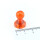 Neodym Kegelmagnete transparent 15x21 mm Orange