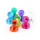 Neodym Kegelmagnete transparent 15x21 mm 14er Set