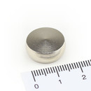 Neodym Memomagnete aus Stahl Ø17x7 mm