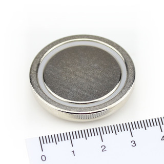 Neodymium flat pot magnets Ø36x8 mm