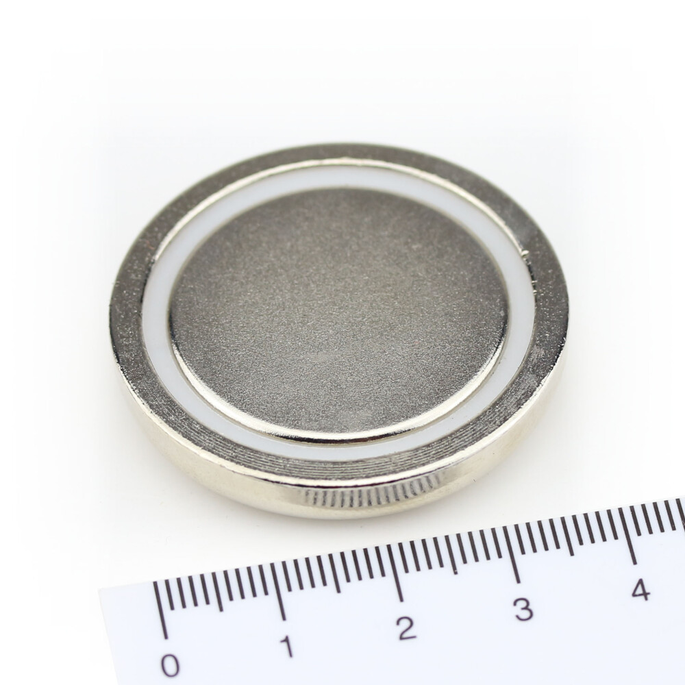 Neodym Flachgreifer Topfmagnete 40x8 mm