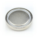 Neodymium flat pot magnets 42x9 mm