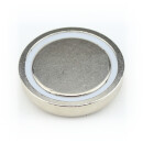 Neodymium flat pot magnets Ø48x11 mm