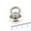 Neodymium Magnet eyes Ø25 mm Holding force ab. 19 kg