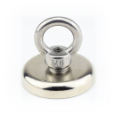 Neodymium Magnet eyes Ø42 mm Holding force ab. 58 kg