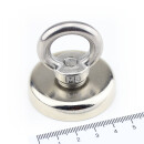 Neodymium Magnet eyes Ø48 mm Holding force ab. 75 kg