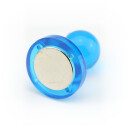 Neodymium Pinboard Magnets transparent Ø27,5x33 mm Blue