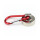 Karabinermagnet 25 mm Haftkraft ca. 18 kg Aluminium Rot