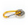 Karabinermagnet 25 mm Haftkraft ca. 18 kg Aluminium Gelb